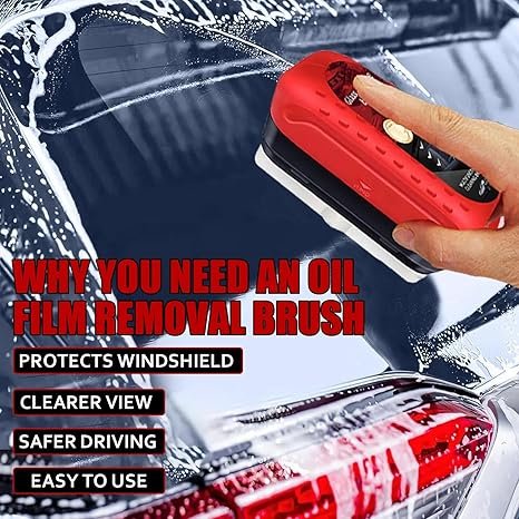 Car Glass Oil Film Cleaner Brush