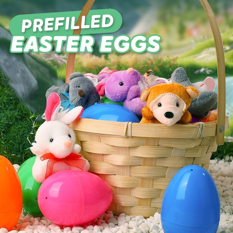 Easter Hot Sale Prefilled Easter Eggs with Stuffed Animals Toys