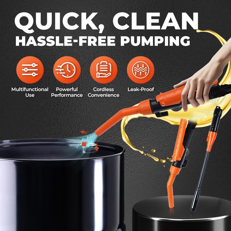 Halloween Deal Manual Multi-Liquid Siphon Pump – Flexible Fluid Transfer Hose
