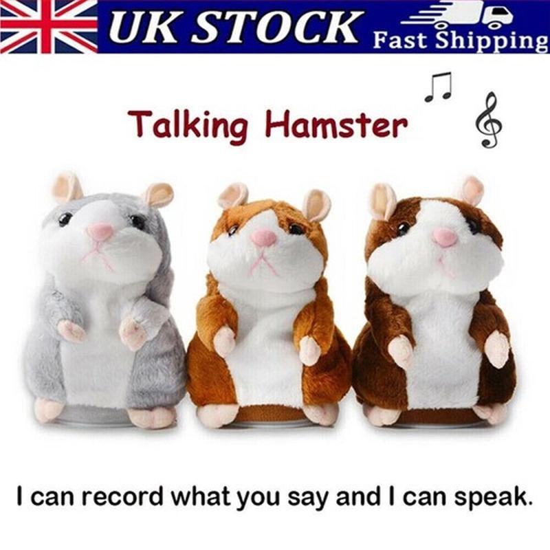 Talking Hamster Plush – Repeats sounds & cute interactive fun
