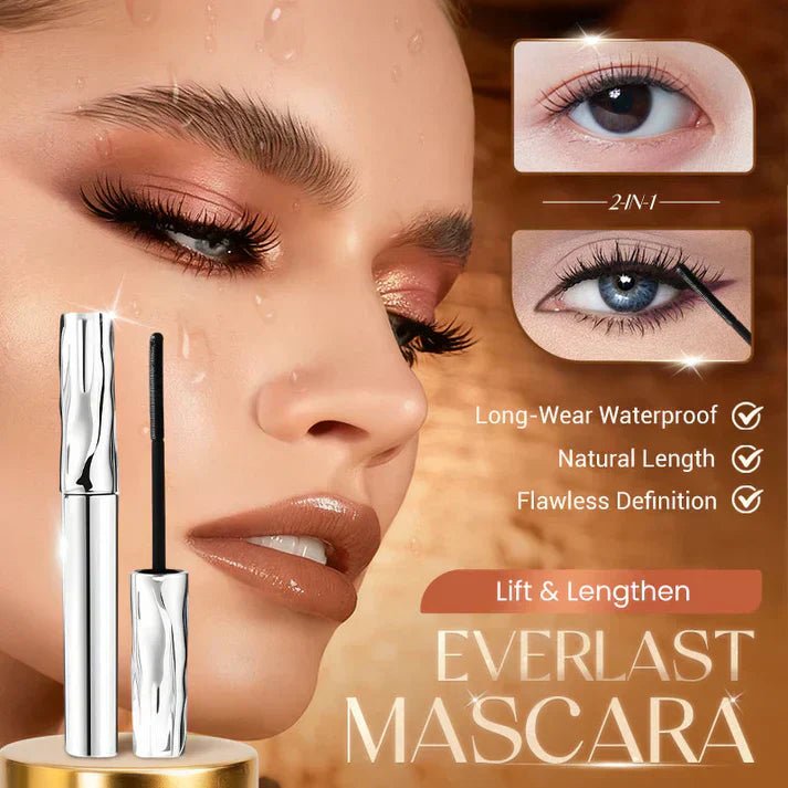 All-Day Beautiful Lashes, Smudge-Proof! Waterproof Fiber Mascara for Natural Volume.