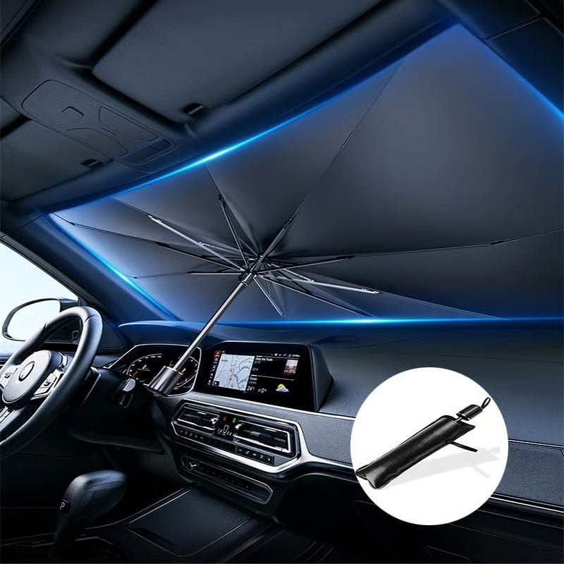 2026 Upgraded Car Windshield Sun Shade Umbrella