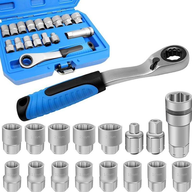 29-Piece Ratchet Socket Wrench Kit – CR-V Steel, Versatile & Portable - Image 2