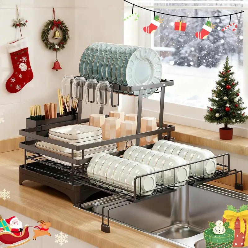 Foldable Over Sink Dish Drying Rack - Image 3