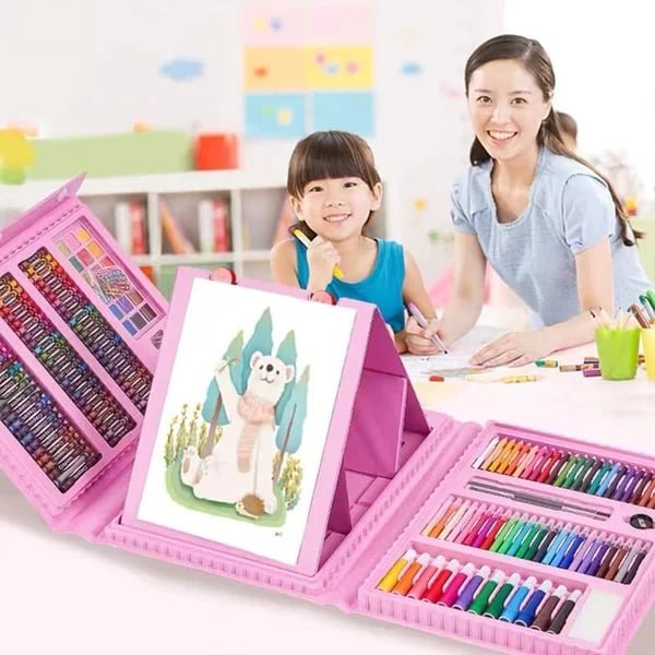 Hot Promotion Deluxe 6-In-1 Art Creativity Set The Best Present For Kids - Image 3