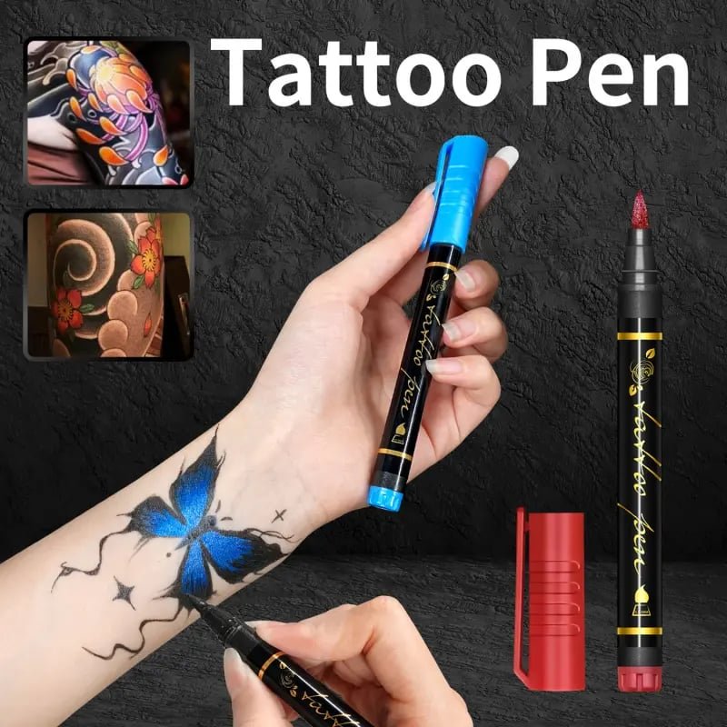 LIMITED SALE Perfect For Unique Body Art Temporary Tattoo Markers for Skin