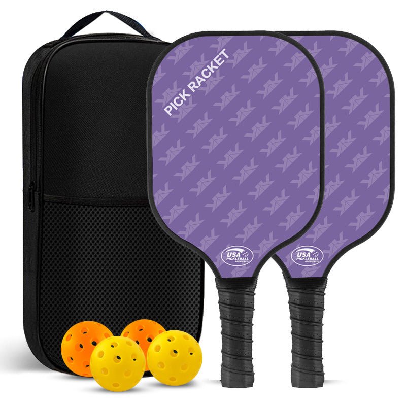 Outdoor Indoor 4 Balls 2 Paddles Carry Bag Pickleball Game Set - Image 2