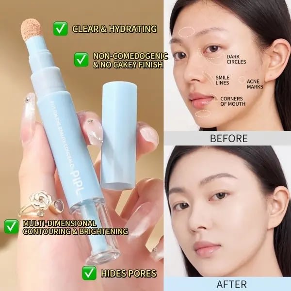 Dual Concealer Pen – Covers dark circles & spots, 24hr hydration. - Image 3
