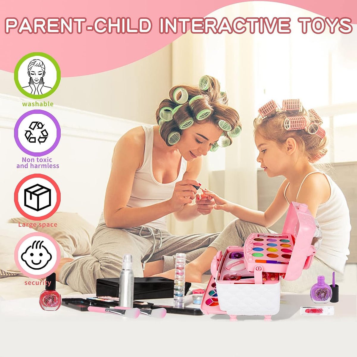 Kids Washable Makeup Kit – Safe, fun & easy to clean - Image 2