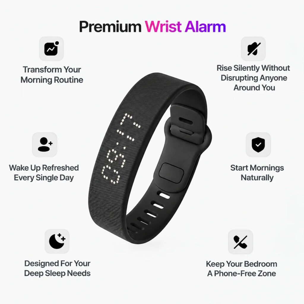 Vibrating Alarm Clock Luminous Sports Reminder Watch