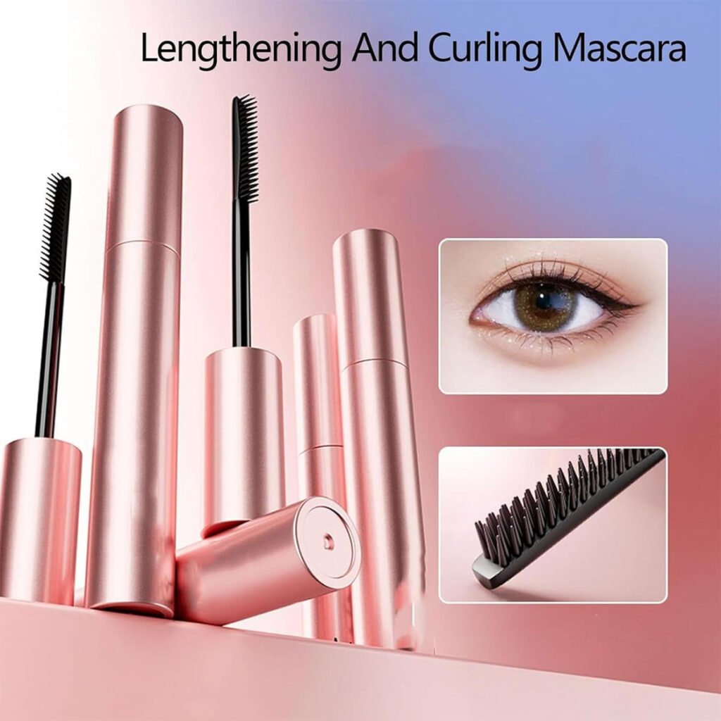 Waterproof & Smudge-Proof Eyelash Mask Instantly Lengthens & Curls with Long-Lasting Effect for Dramatic Eyes