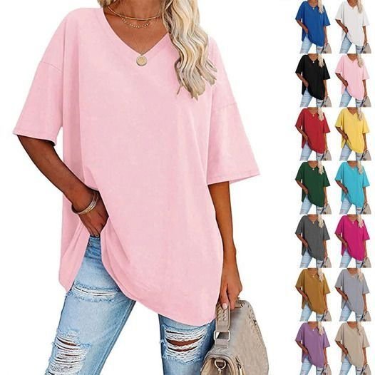 Limited Sale Ladies V-Neck T-Shirt Buy 3 - Image 3