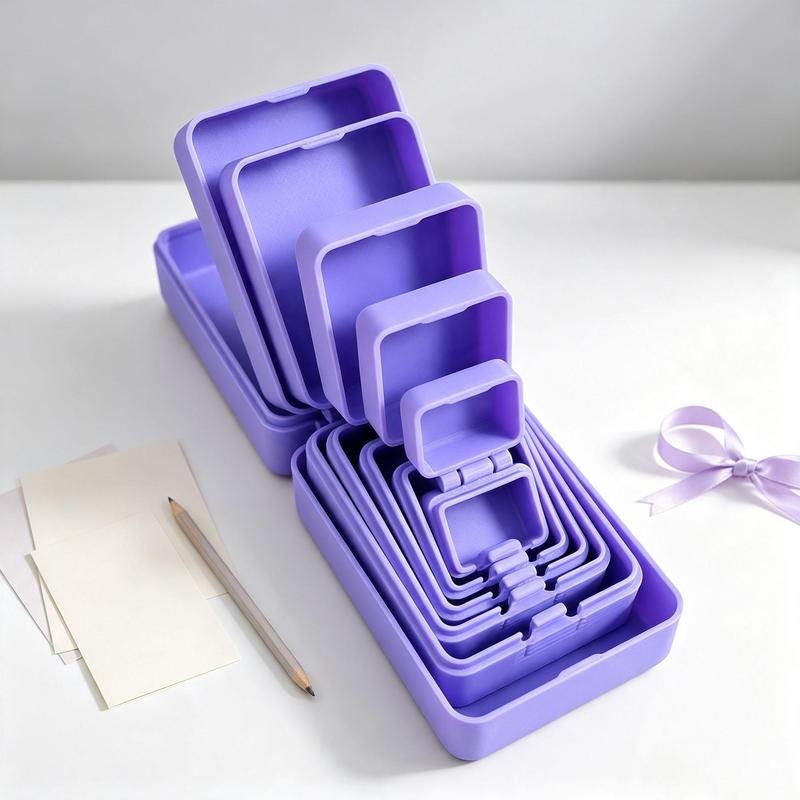 Nesting Surprise Puzzle Box – 6 stackable boxes, 3D printed, tiny surprise inside – perfect for pranks & gifts.