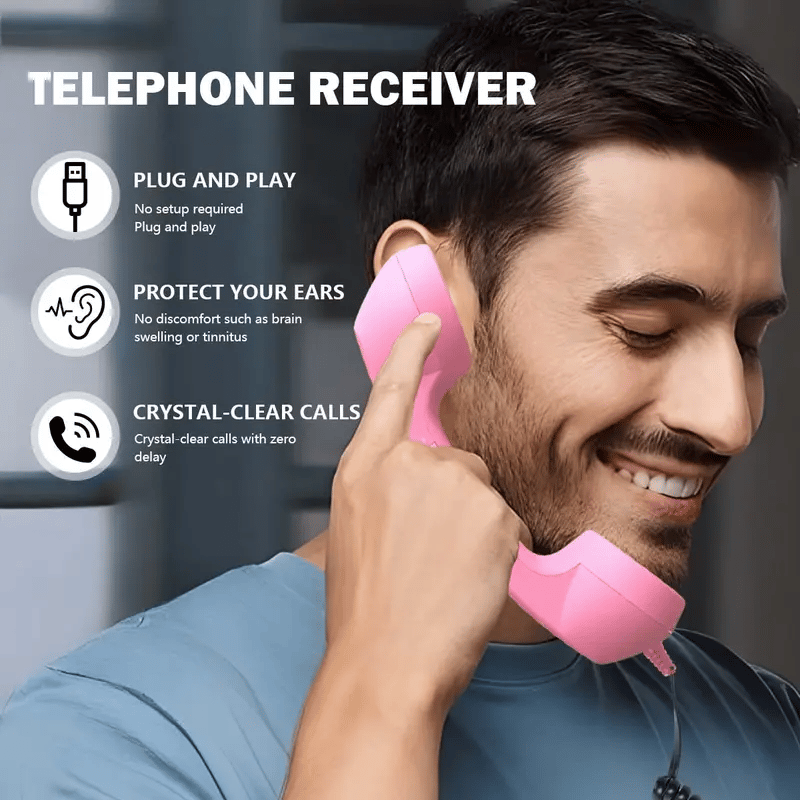 Vintage Retro Telephone Handset The most unique Christmas gift! Perfect for music lovers - Image 2