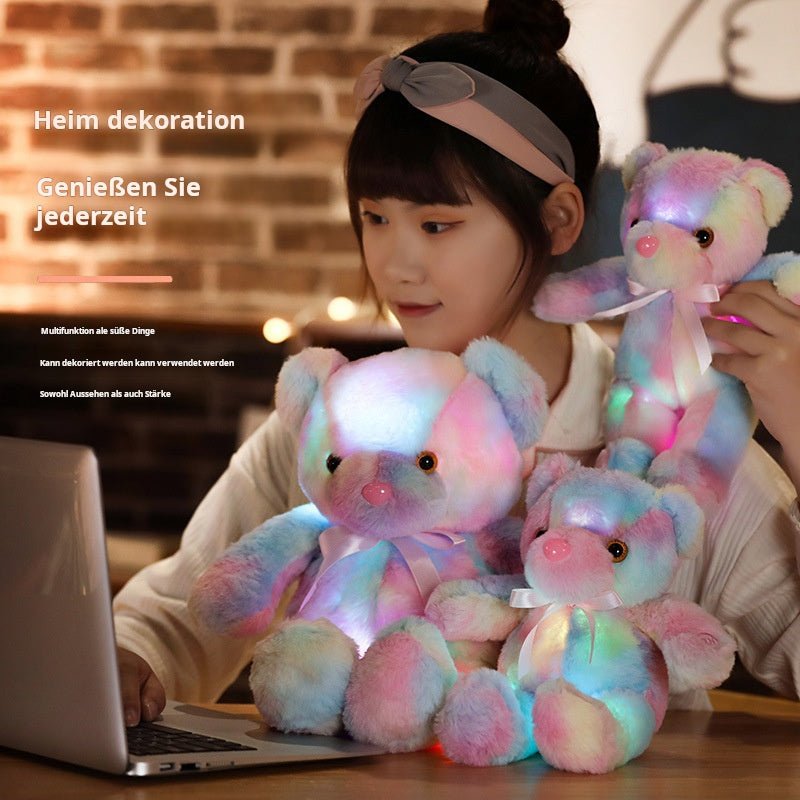 Christmas offer: Teddy bear, colourful LED light, soft toys