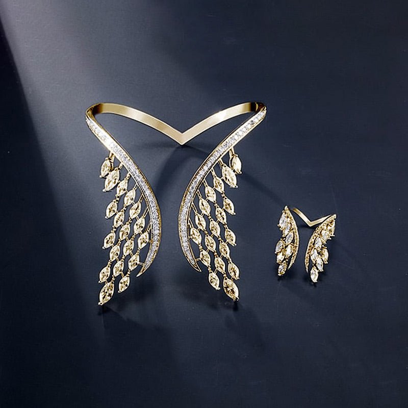 New Year Offer Ring And Bracelet In Alloy With Angel Wings - Image 2