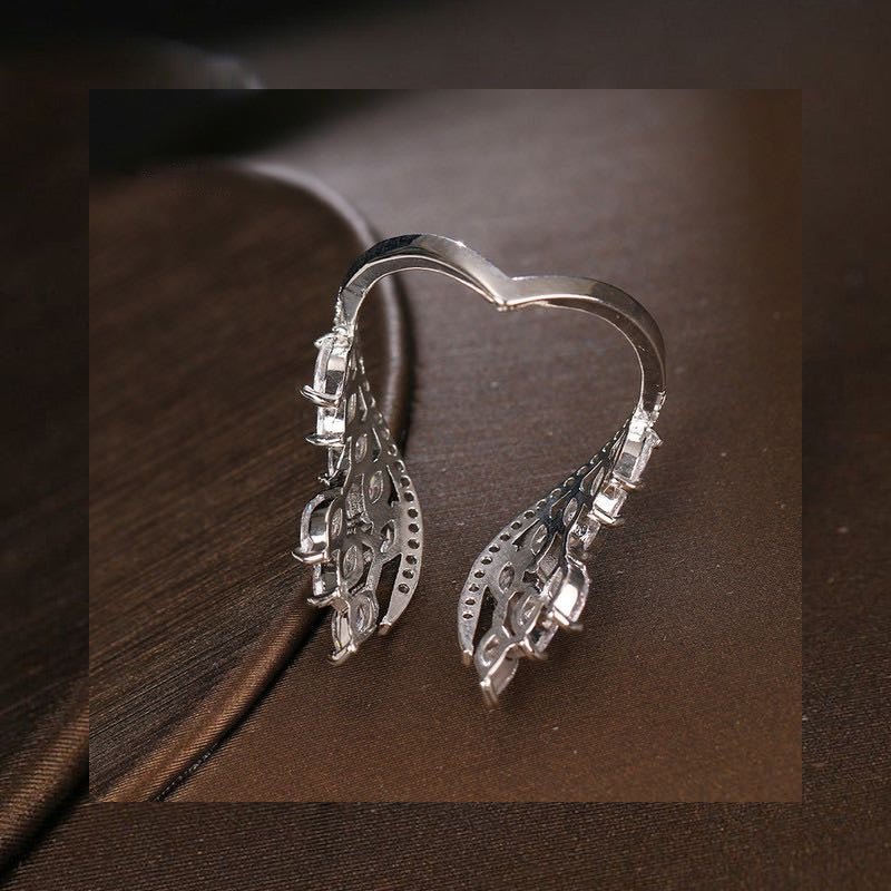 New Year Offer Ring And Bracelet In Alloy With Angel Wings - Image 3