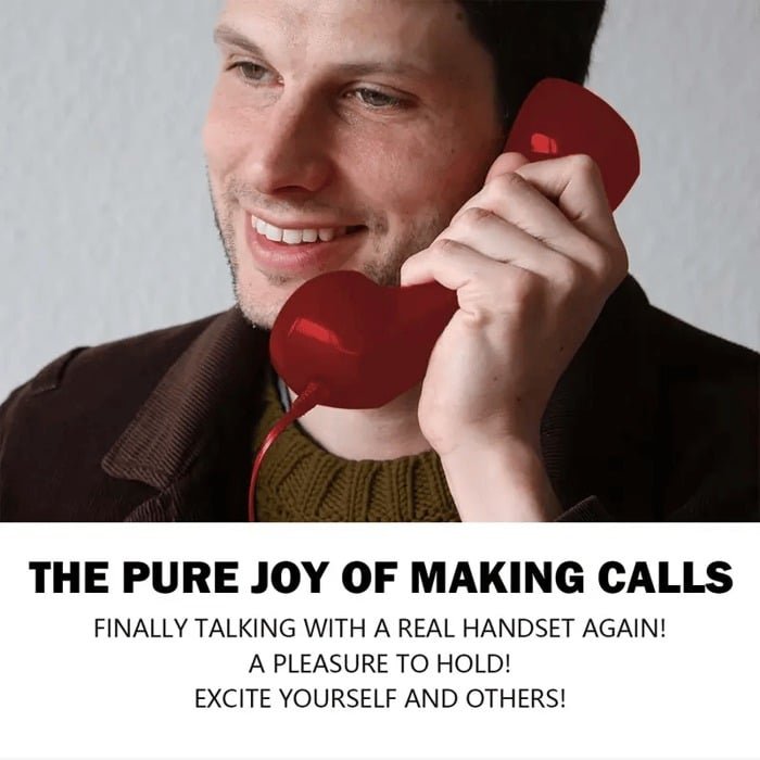 Vintage Retro Telephone Handset The most unique Christmas gift! Perfect for music lovers
