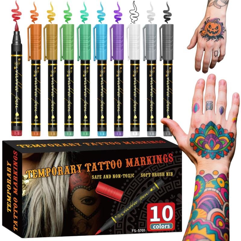 LIMITED SALE Perfect For Unique Body Art Temporary Tattoo Markers for Skin - Image 2