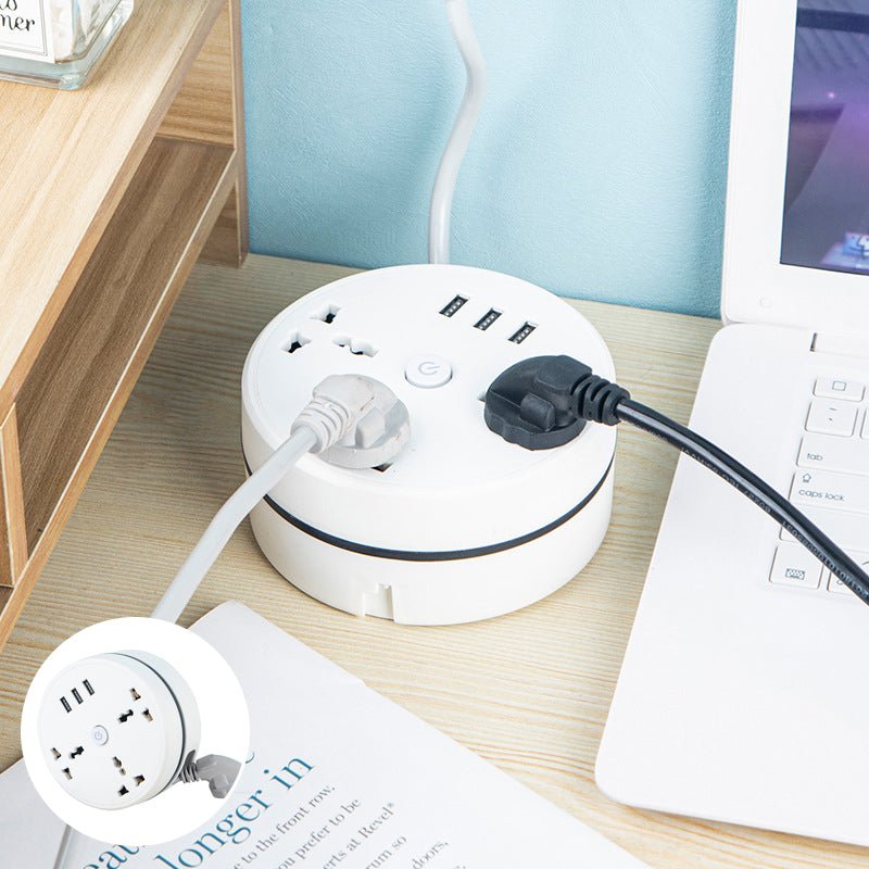 Cord-Winding Universal Power Strip