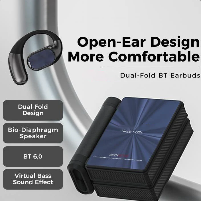 Wireless noise-canceling earbuds with Bluetooth 6.0 , ultra-long battery life of 145 hours , IPX5 waterproof rating for sports