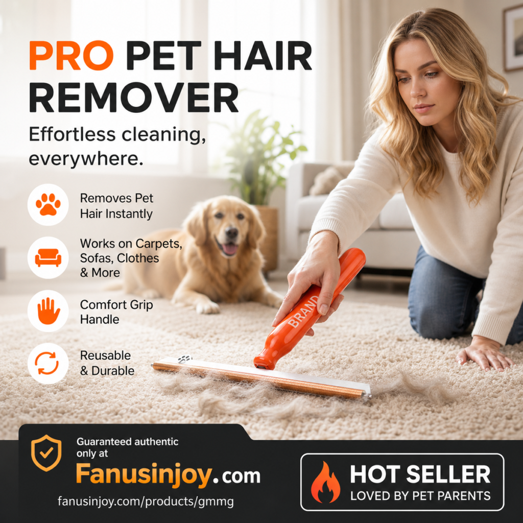 Summer Shedding? This Metal-Edge Hair Remover Lifts Embedded Fur Instantly UK Stock