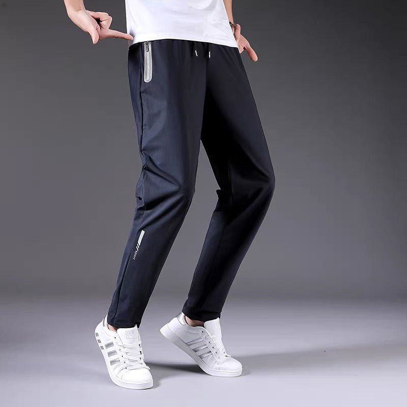 Plus Size Stretch Quick Dry Sweatpants for Men - Image 2