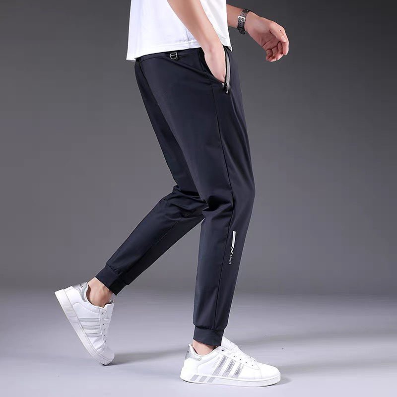 Plus Size Stretch Quick Dry Sweatpants for Men - Image 3