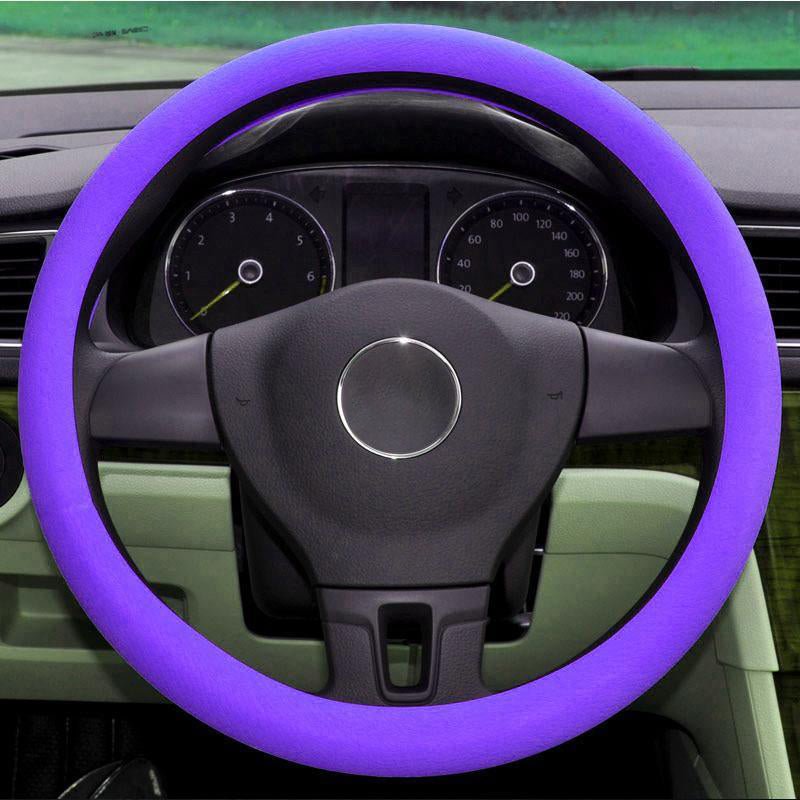 LIMITED‐TIME Silicone Steering Wheel Protective Cover – Non‐Slip, Tool‐Free Install, Durable - Image 3