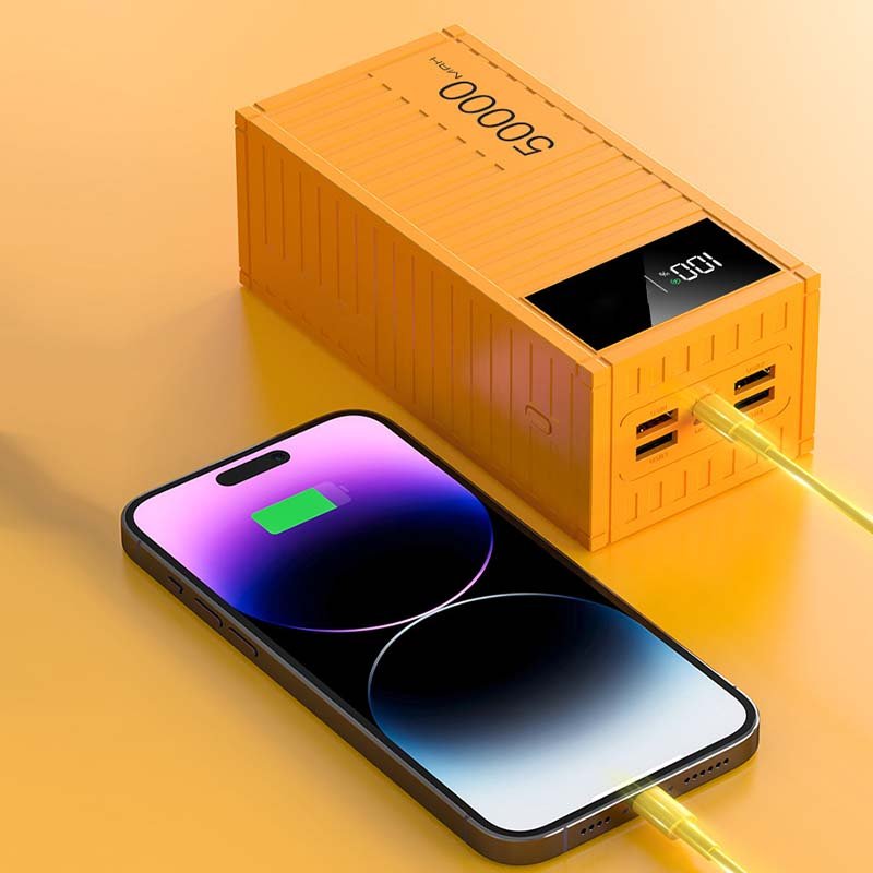 Fast Charging Power Bank with Digital Display – High Capacity, Quick Charge 3.0 & Portable for Phones/Tablets