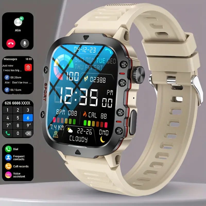 Rugged Outdoor Smart Watch - 100+ Sports Modes - Image 2