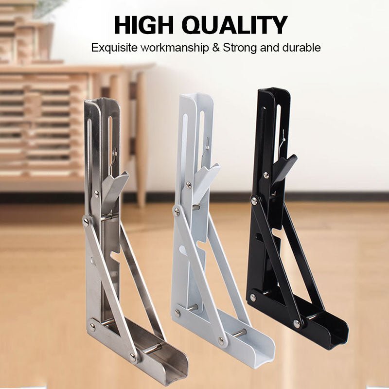 Fold in a Second, Declutter Instantly! Multi-use Bracket for a Tidy Kitchen/Study - Image 3