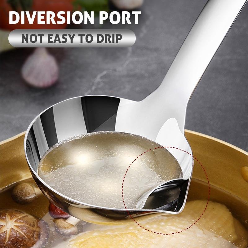 Household Oil Water Separator Ladle Density Principle Grease Remover Strainer Spoon Kitchen Daily Cooking Gadget - Image 3