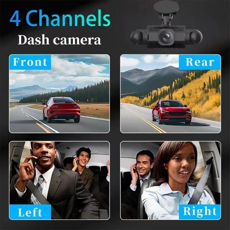 1080p 4-Channel Dash Cam with G-Sensor - Image 3