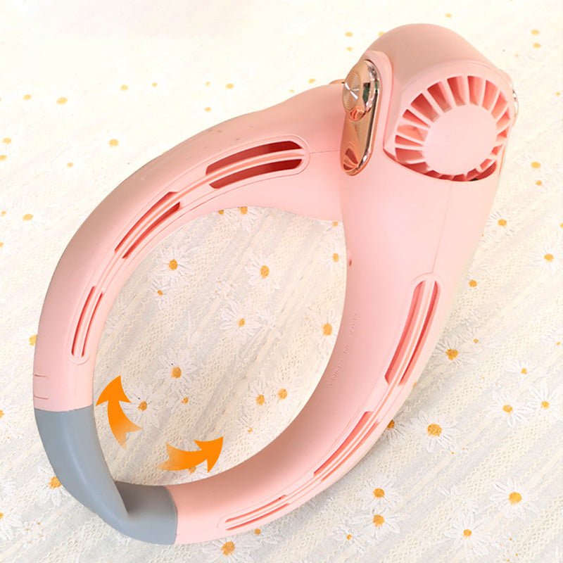 Neck Air Conditioner Fan – Ultra‐quiet, 360° rotating, 3 speeds. Hands‐free cooling, long battery. Summer essential - Image 3