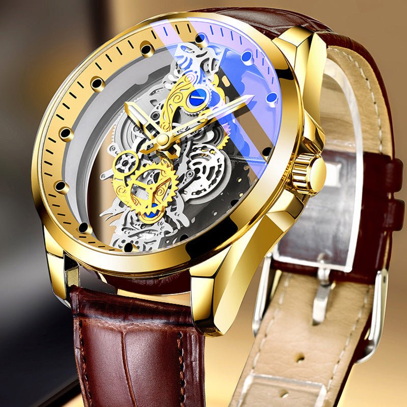 Double-Sided Skeleton Tourbillon-Style Watch - Image 2