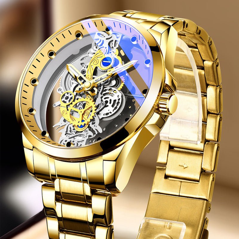 Double-Sided Skeleton Tourbillon-Style Watch