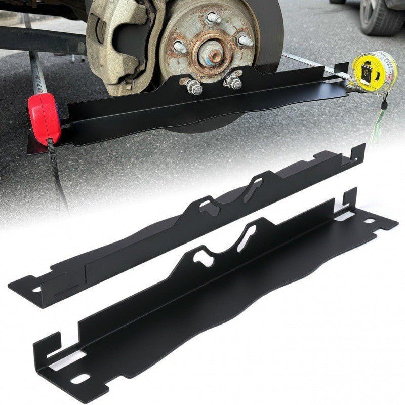 Garage Essential: Anti-Slip Wheel Alignment Plate - Premium Stainless Steel - Image 2