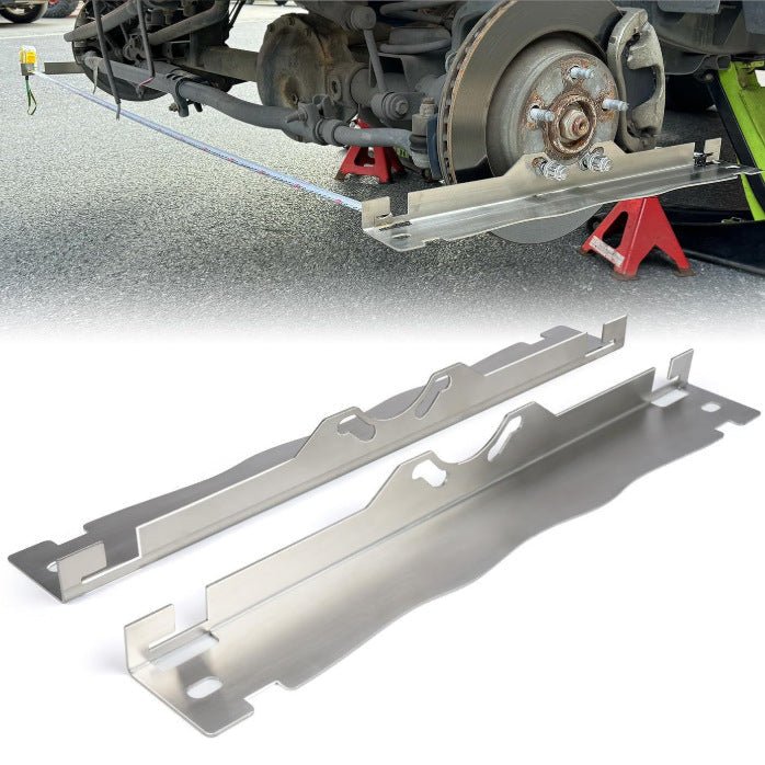 Garage Essential: Anti-Slip Wheel Alignment Plate - Premium Stainless Steel - Image 3