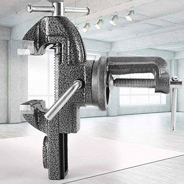 Heavy-Duty Mini Universal Bench Vice – Compact, Clamp-On & Perfect for Workshops, Garages & DIY Projects