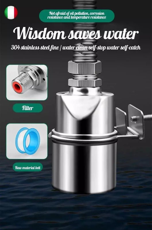 304 Stainless Steel Water Level Control Float Valve – Auto Shut-Off, No Electricity, Rust-Proof