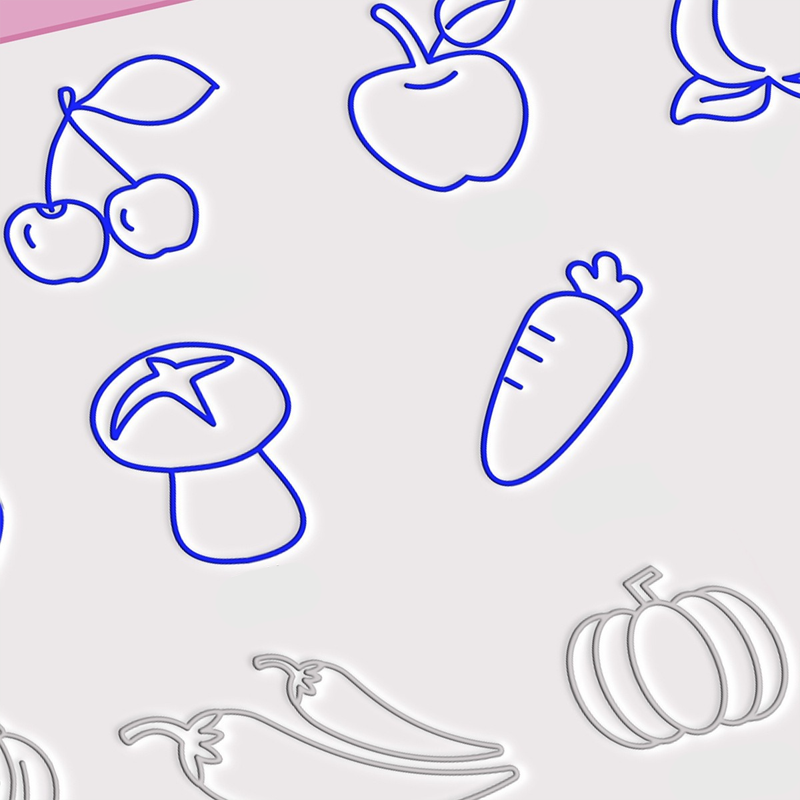 8-Theme Cartoon Tracing Groove Drawing Book - Image 3