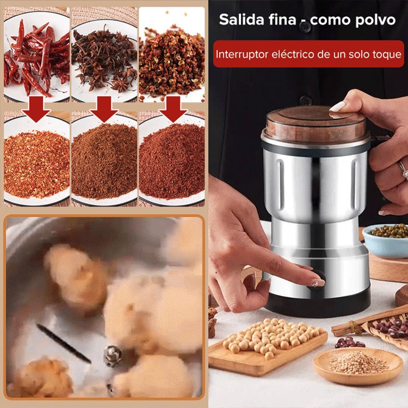 Multifunctional Electric Grinder—for spices, coffee, herbs, and nuts—stainless steel blades, one-touch grinding - Image 3