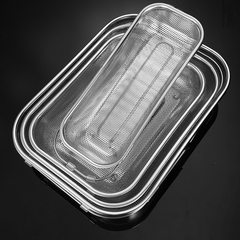 Stainless Steel Telescopic Drainer Basket - Image 2
