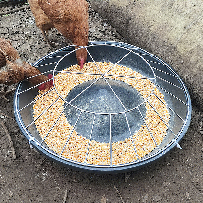 Large-Capacity Round Poultry Feed Trough