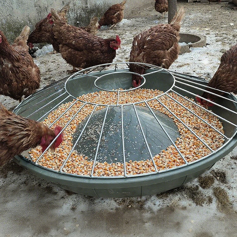 Large-Capacity Round Poultry Feed Trough - Image 3