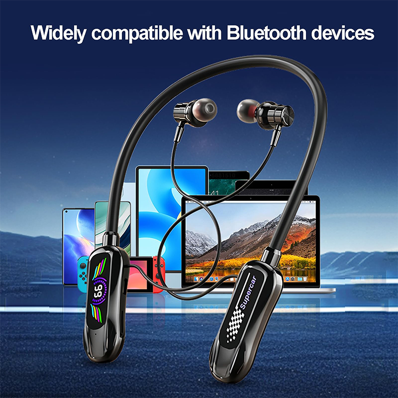 Stereo Sound Neckband Bluetooth Headset - Image 3