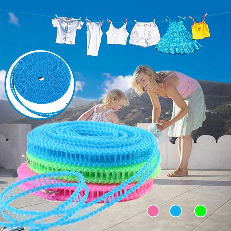 LAST DAY SPECIAL PRICE Windproof Non-Slip Clothesline