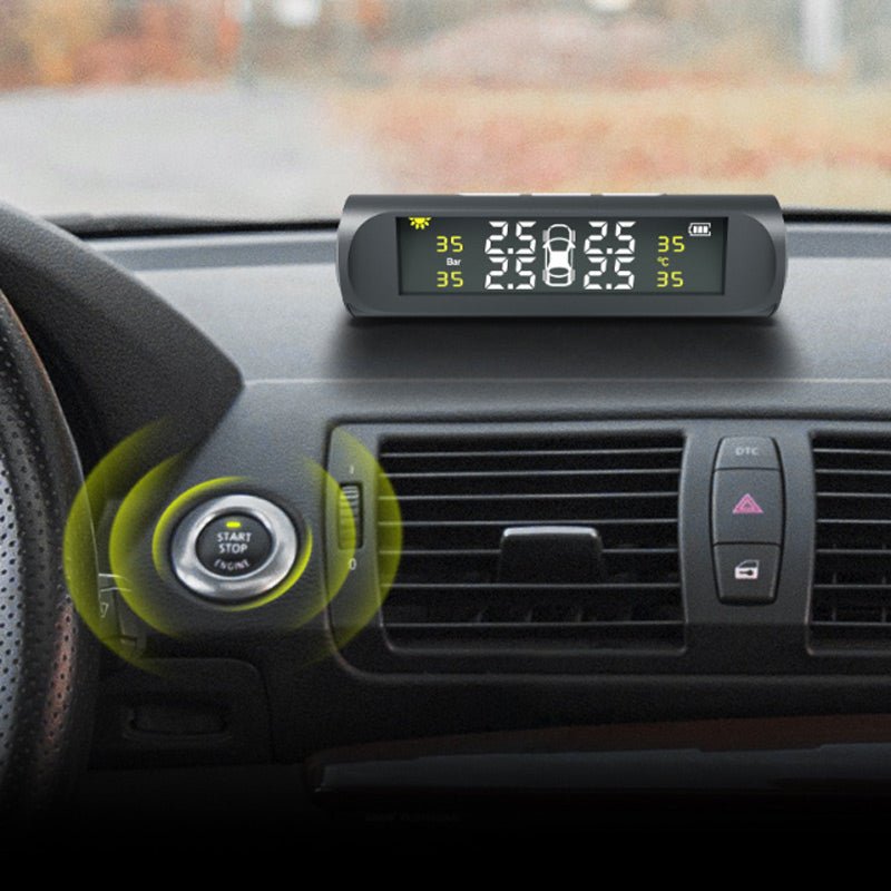 Solar Real-Time Four-Wheel Display Tire Pressure Monitor - Image 3