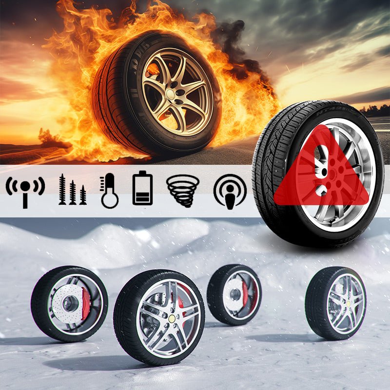 Solar Real-Time Four-Wheel Display Tire Pressure Monitor - Image 2